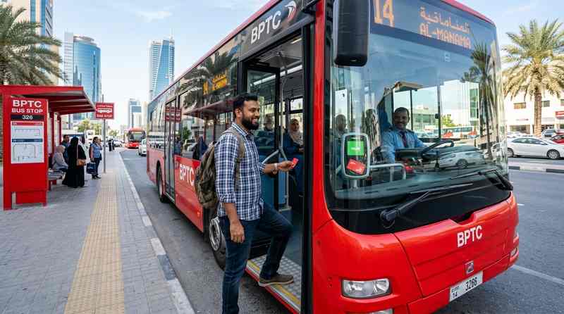 বাহরাইন পাবলিক বাস, রেড কার্ড ও যাতায়াত ব্যবস্থা
