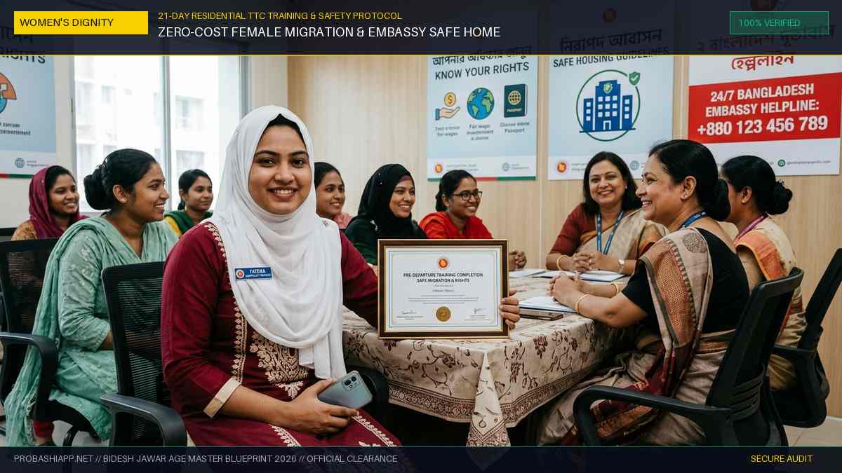 নারী গৃহকর্মীদের জন্য বিশেষ নিরাপত্তা প্রশিক্ষণ ও দূতাবাস সুরক্ষা প্রটোকল ২০২৬