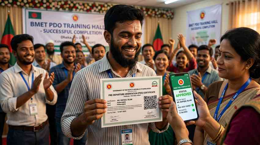 কিউআর কোডসহ অনলাইন পিডিও সার্টিফিকেট ডাউনলোড ও যাচাই