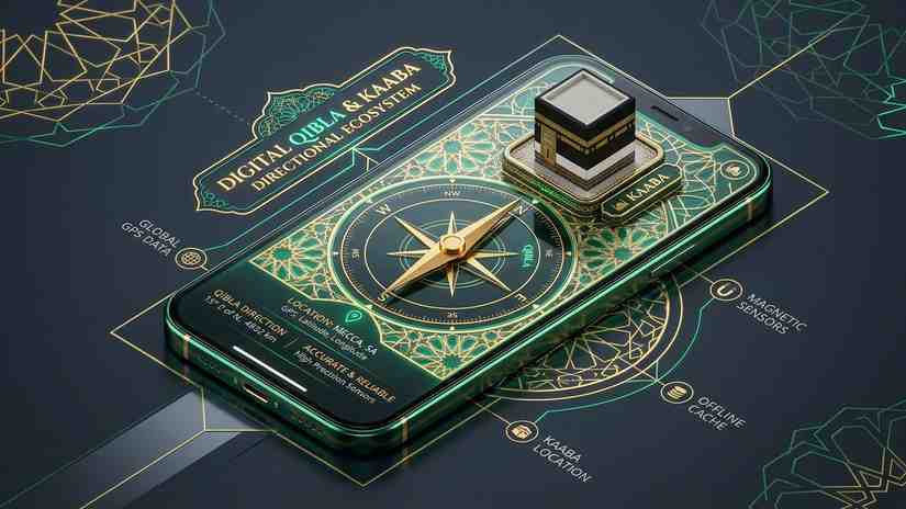 Qibla Compass Offline Direction to Kaaba