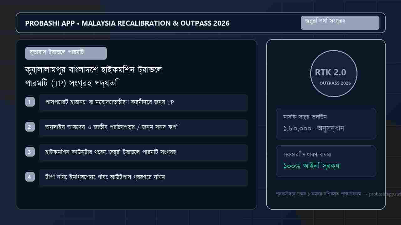 Complete guideline for applying for a Travel Permit (TP) from the Kuala Lumpur Bangladesh Embassy.