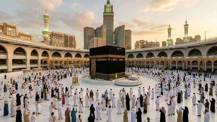 The interface for obtaining an Umrah permit on the Nusuk app and selecting the date and time for the holy Rawdah Sharif in Medina.